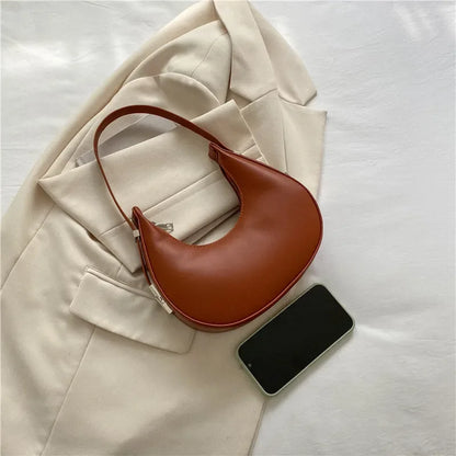 Luxury PU Leather Hobo Bag For Women With Zipper Closure - Smarsty