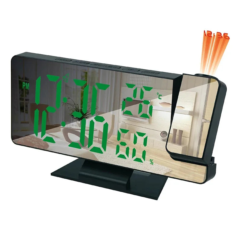 LED Digital Projection Alarm Clock with Temperature Display - Smarsty