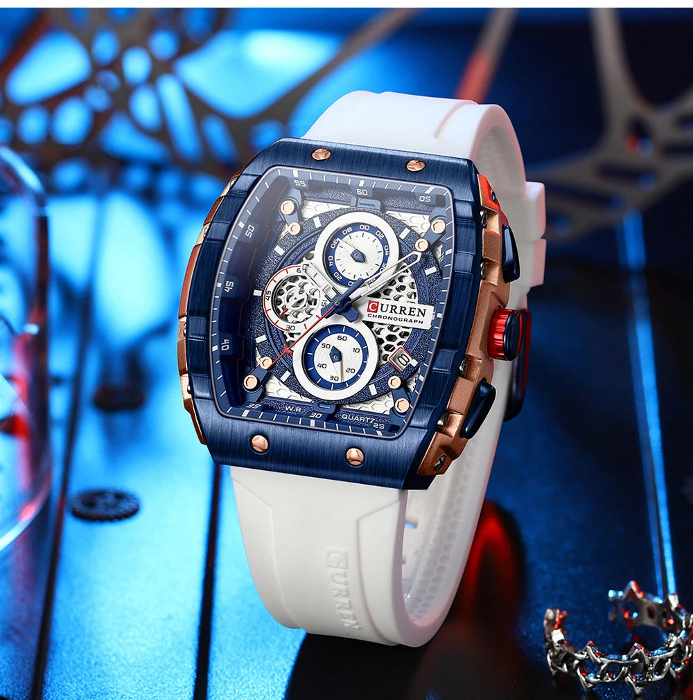 Curren Sports Large Dial Casual Quartz Watch - Smarsty