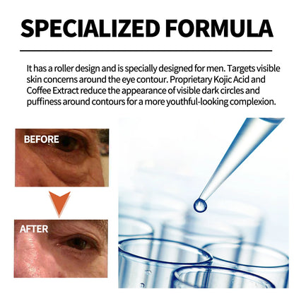 Men's Retinol Eye Cream for Dark Circles and Puffiness - Smarsty