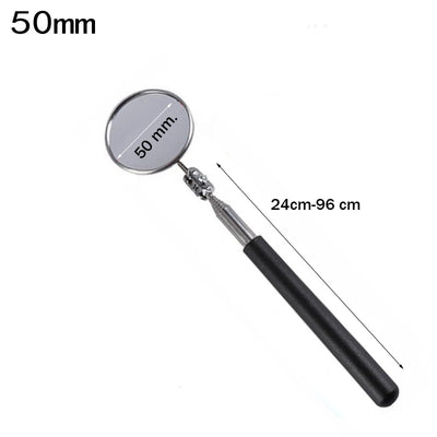 360° Inspection Mirror LED Light Telescoping Mirrors Extend Mechanic Tools Inspection Mirror Telescopic Handle Repairing Tools - Smarsty
