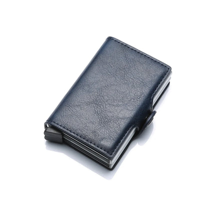 Rfid Men Card Wallets Carbon Fiber Slim Mini Wallet 14 Card Holders Small Money Bag Male Purses - Smarsty