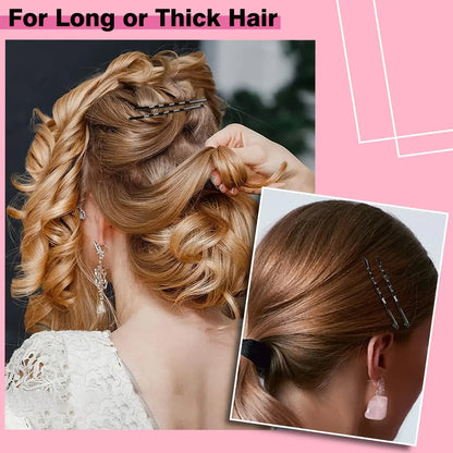 Black Bobby Pins Set for Effortless Hair Styling - Smarsty