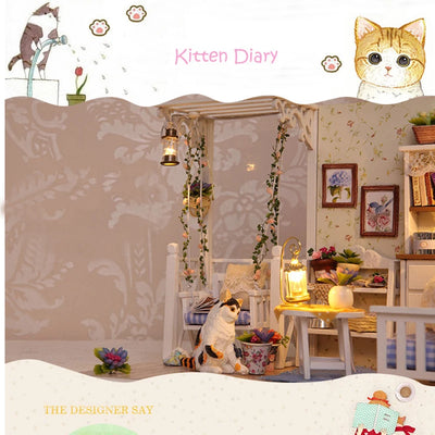 DIY Wooden Miniature Doll House Model Building Kits Small House Toy With Furniture For Children Gift Wooden Crafts Dollhouse by Smarsty
