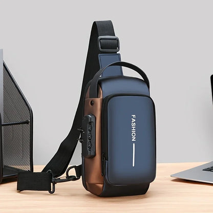 Durable Oxford Sling Bag With Crossbody Phone Pocket - Smarsty