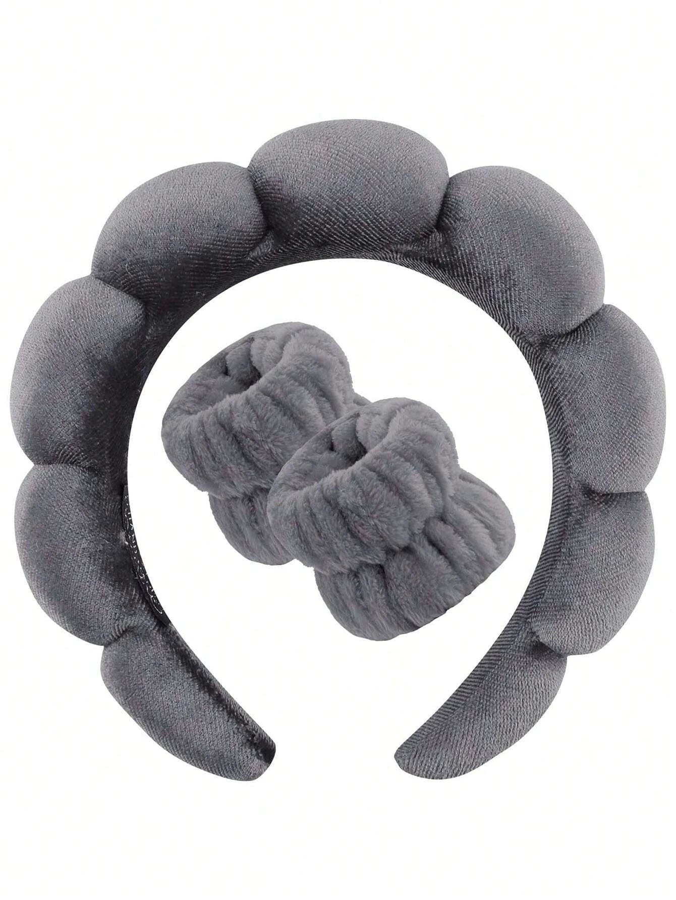 Luxury Spa Headband and Wristband Set for Comfort - Smarsty