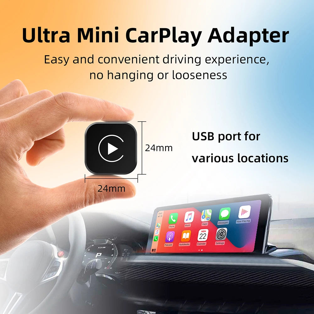2in1 Wireless CarPlay Dongle Wireless Android Auto Adapter AI Smart Box Car Intelligent Systems For Car With Wired CarPlay - Smarsty