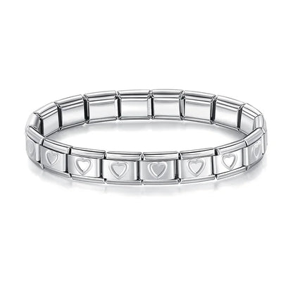 Hapiship Stainless Steel Charm Bracelet Women - Smarsty