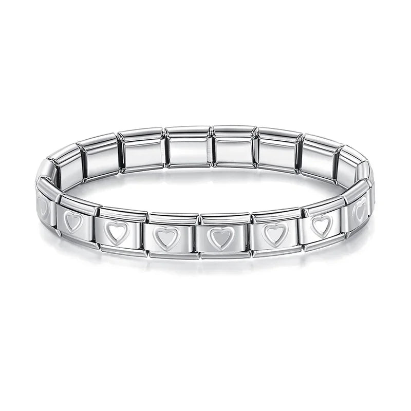 Hapiship Stainless Steel Charm Bracelet Women - Smarsty