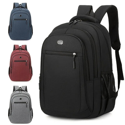 Large Capacity Backpack, Men's And Women's Student Computer BagMulti Pocket Waterproof And Wear-resistant Commuting Backpack,Chr - Smarsty