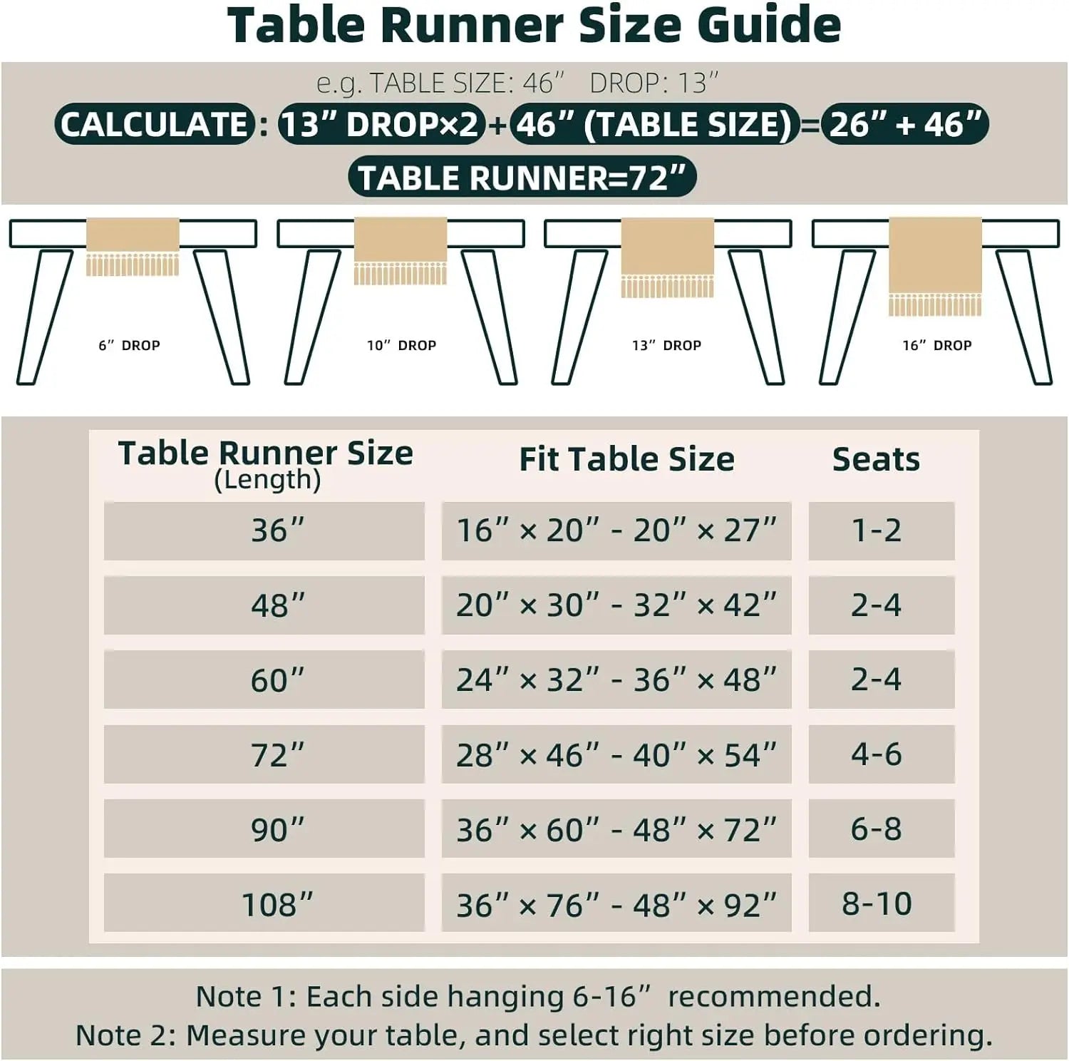 Summer Table Runner with Tassels for Rustic Decor - Smarsty