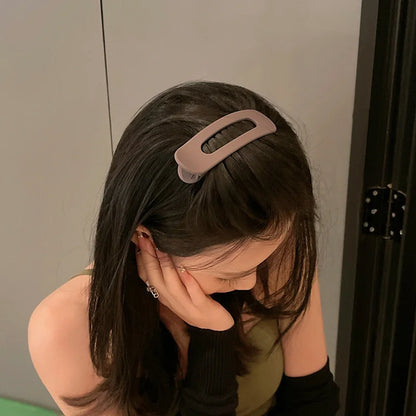 Korean Frosted Large Hair Clips for Stylish Hold - Smarsty
