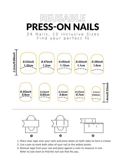 Medium Pink Ballerina Press On Nails Set - Smarsty