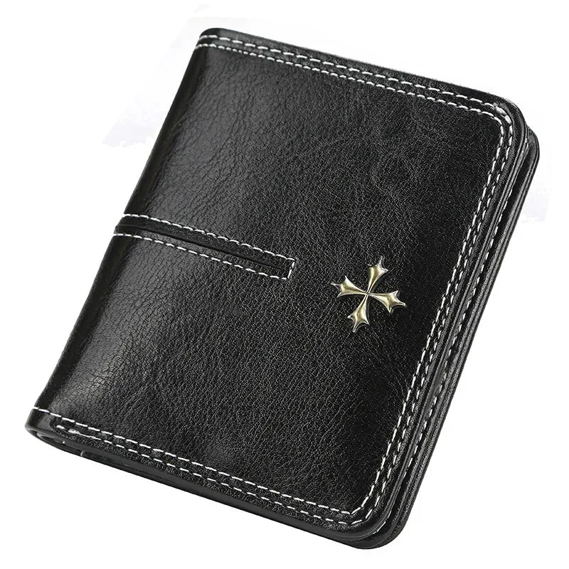 Women Wallets and Purses PU Leather Money Bag Female Short Hasp Purse Small Coin Card Holders Blue Red Clutch New Women Wallet - Smarsty