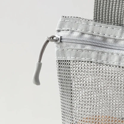 Mesh Makeup Toiletry Storage Bags Handbags Portable Travel Washing Body Shower Tools Organizer Hanging Cosmetic Organizer Pouch - Smarsty