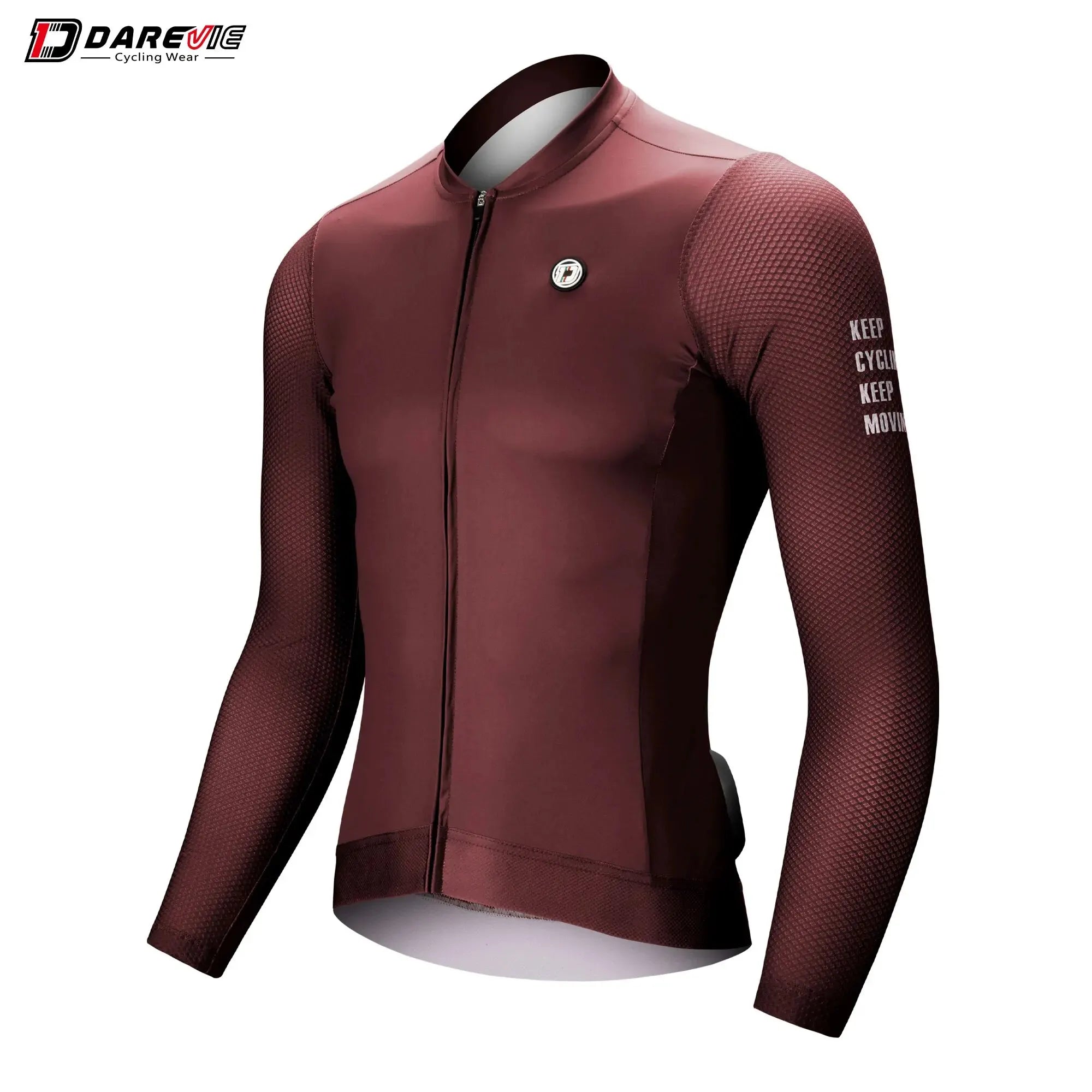 DAREVIE Man Cycling Jersey 2024 Summer Breathable Long Sleeve Men's Cycling Clothing MTB Road Anti-UV Men's Cycling Shirt
