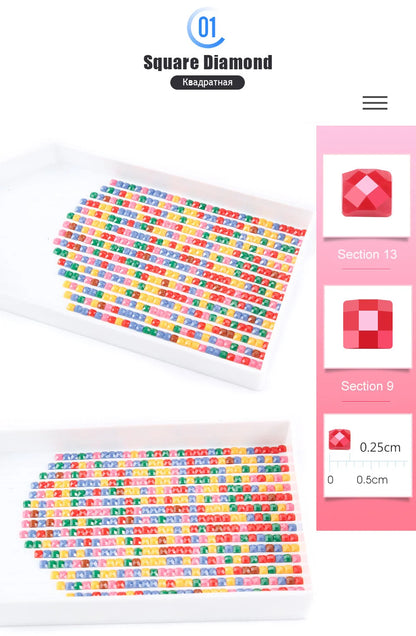 Disney Princess Diamond Embroidery Mosaic Art Kit - Smarsty