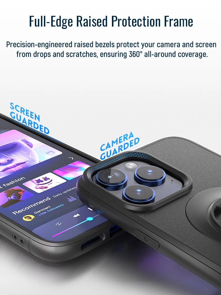 Shockproof iPhone Case With Lock In Bike Car Mount Holder - Smarsty