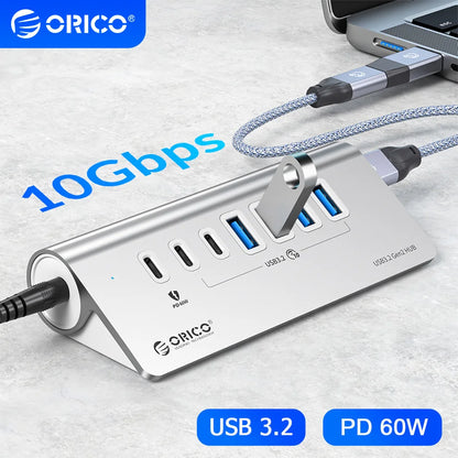 High Performance USB Docking Station With 10Gbps Hub