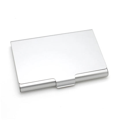 Creative Business Card Case Aluminum Alloy Bank Credit ID Card Wallet Name Card Holder Metal Box Cover Card Holder Men Wallet