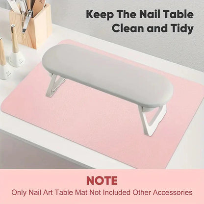 Soft Waterproof Nail Art Table Mat with Easy-Clean Design - Smarsty