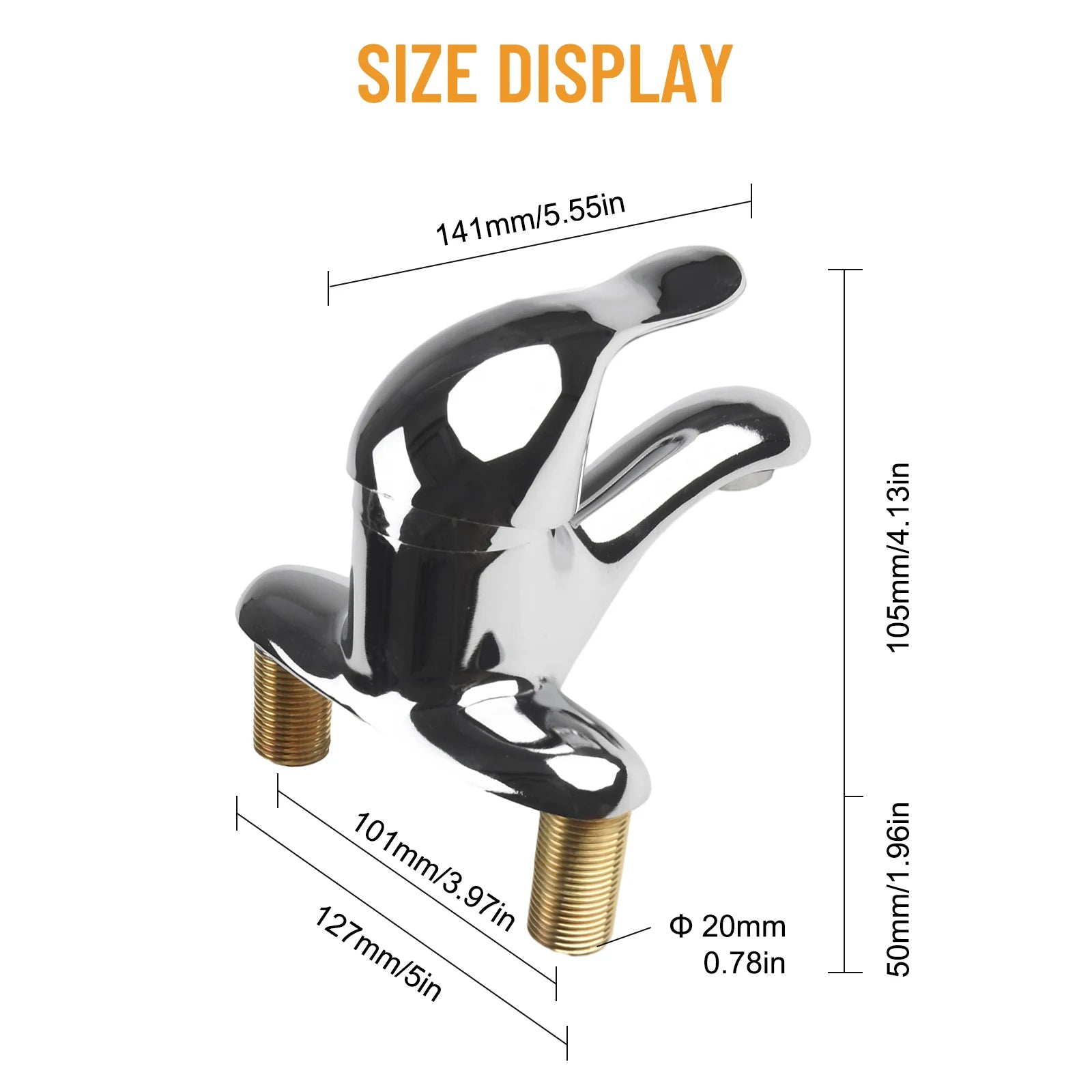 Basin Faucet Mixer Tap with Durable Brass Valve - Smarsty