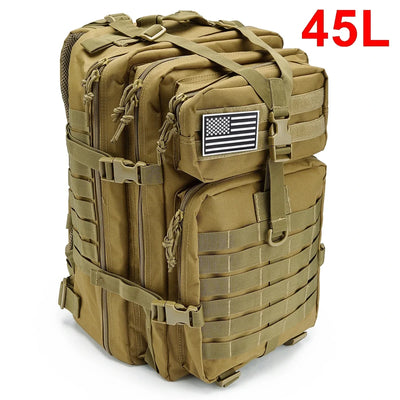 30/50L Tactical Backpacks Man Traveling Bags Survival Outdoor 3P Assault Pack EDC Molle Pack hiking Trekking Hunting Bag - Smarsty