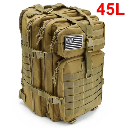 30/50L Tactical Backpacks Man Traveling Bags Survival Outdoor 3P Assault Pack EDC Molle Pack hiking Trekking Hunting Bag - Smarsty