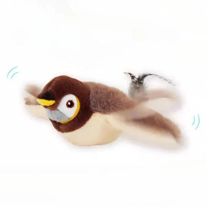Touch Sensitive Rechargeable Chirping Bird Cat Toy - Smarsty