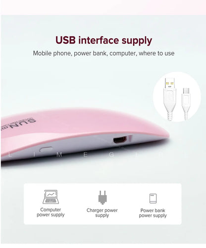 Acrylic Gel Nail Extension Kit with UV LED Lamp - Smarsty