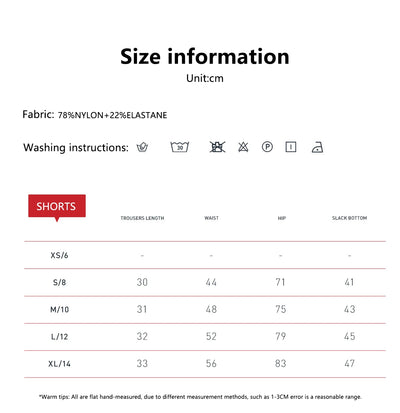 Ctenkevet Solid Color Women Fitness Quick-Dry Sport Short Women Cycling Soft Training Shorts Jog High Waist Yoga Short Legging - Smarsty