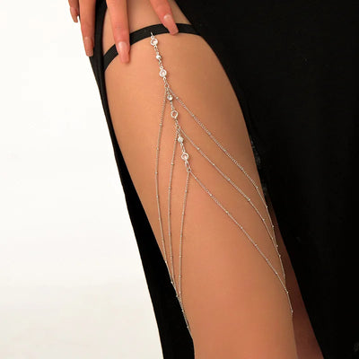 Bohemian Double Layer Metal Leg Chain for Women - Smarsty