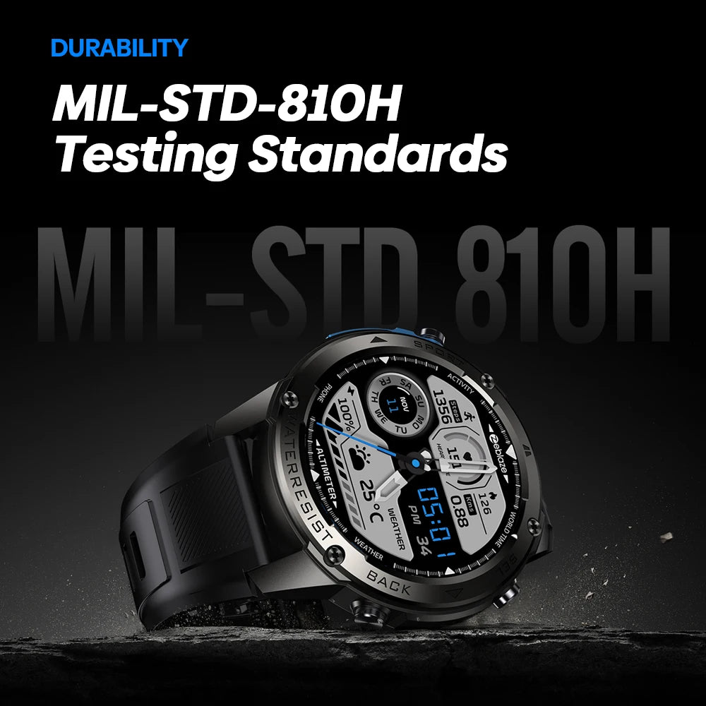 Zeblaze Stratos 2 Ultra GPS Smart Watch with Voice Calling - Smarsty
