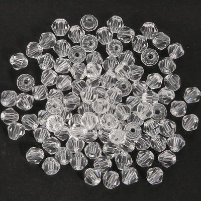 100Pcs 4MM Glass Bicone Beads for Jewelry Making - Smarsty