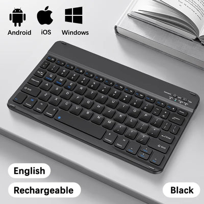 Bluetooth Keyboard For iPad Tablets Portable Wireless Slim - Smarsty