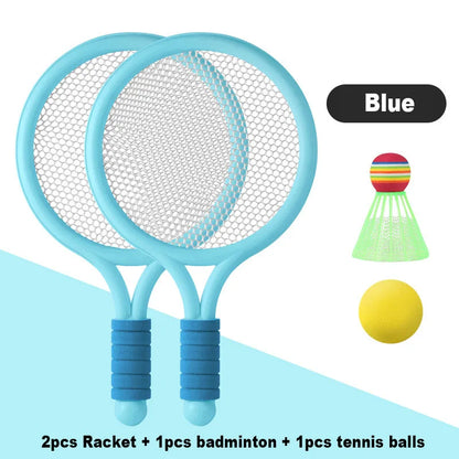 Racket Tennis for Children Outdoor Sports Badminton Racket Kindergarten Toy Set for 3-12years Old Badminton Sets by Smarsty