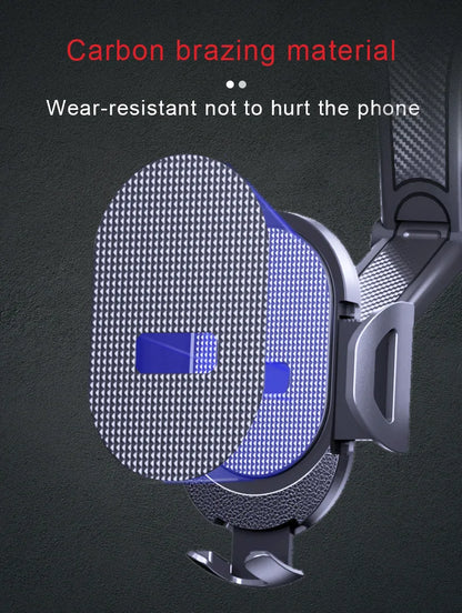 Gravity Car Phone Holder Dashboard Mount One Press Lock - Smarsty