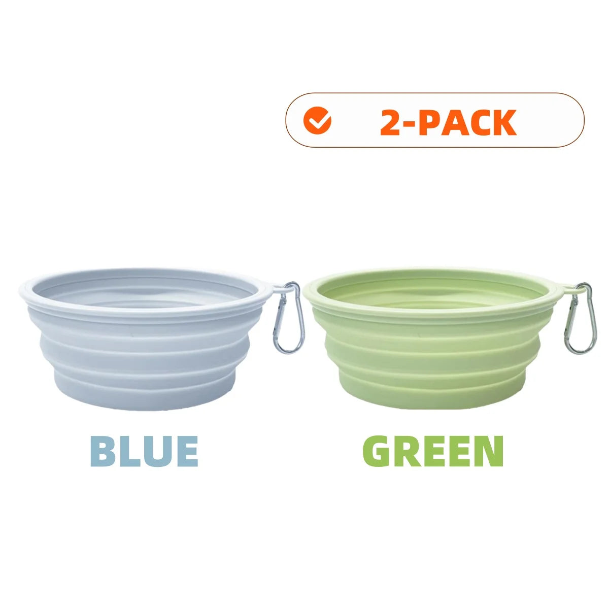 Collapsible Silicone Dog Bowls for Travel and Camping - Smarsty