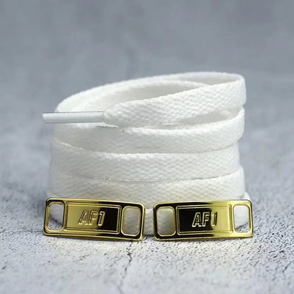 4Pcs AF1 Shoelaces Black White Flat laces and Shoe Decoration Suit Sneaker Shoelace Air Force one Shoes Accessories - Smarsty