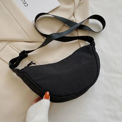 Soft Nylon Crossbody Bag For Women With Laptop Compartment - Smarsty