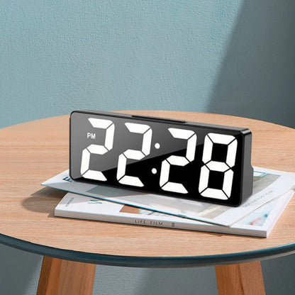 LED Digital Alarm Clock with Temperature Display - Smarsty
