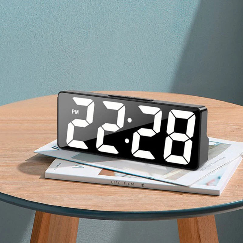 LED Digital Alarm Clock with Temperature Display - Smarsty