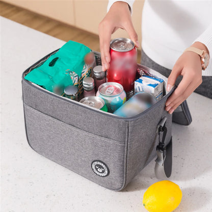Waterproof Insulated Lunch Bag With Durable Shoulder Strap - Smarsty