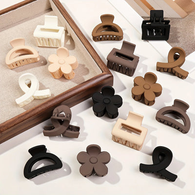 Small Flower Hair Claw Clips For Thin Hair Secure Hold - Smarsty