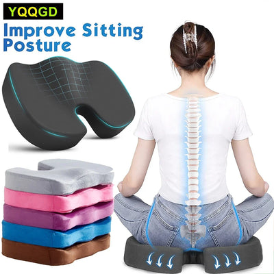 Ergonomic Memory Foam Seat Cushion for Office Chairs - Smarsty