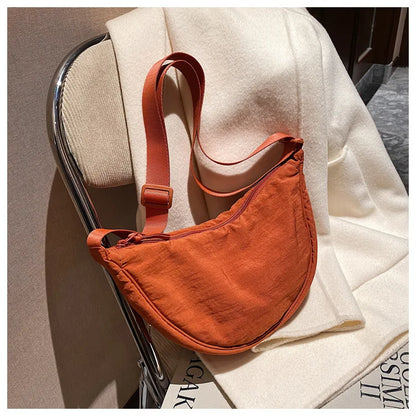 Casual Nylon Crossbody Bag for Women Large Capacity - Smarsty