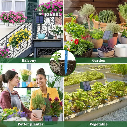 Solar Powered Automatic Drip Irrigation System for Gardens - Smarsty