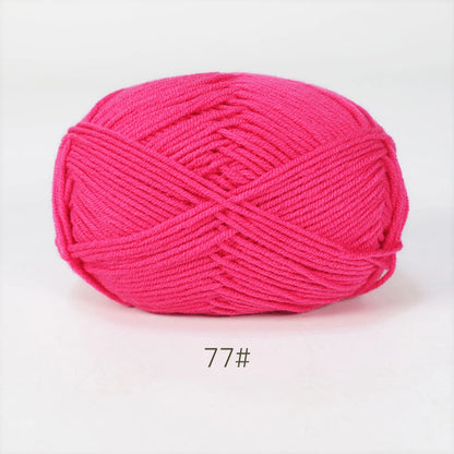Soft Milk Cotton Yarn for Hand Knitting Projects - Smarsty