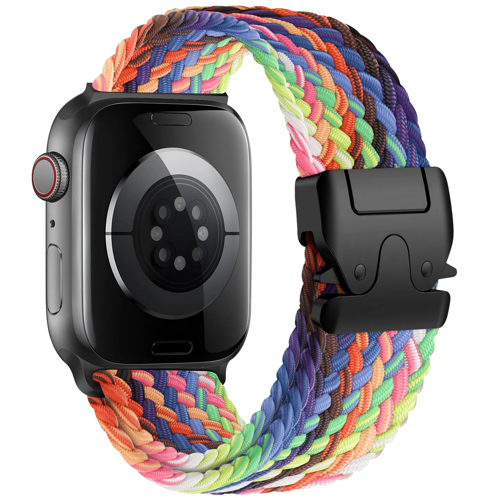 Parachute Straps for Apple watch 10 Band 46mm 42mm 45mm Ultra 49mm 44mm 41mm Braided bracelet correa iWatch Series 9 8 SE 5 6 7 - Smarsty