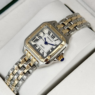 Light Luxury Gold Stainless Steel Women's Quartz Watch - Smarsty